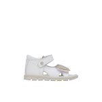 Sandales en cuir  scratch kivora blanc