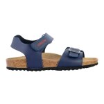 Sandales en cuir  scratch marine