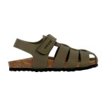 Sandales en cuir � scratch militaire