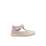 Sandales en daim indis embr rose poudr� -