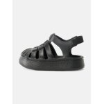 Sandale � �lastiques noir