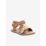 Sandales enfant cuir diazz camel