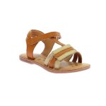 Sandales enfant diamanto camel or