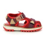 Sandales enfant kickclic rouge marine
