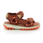 Sandales enfant kickclock marron orange
