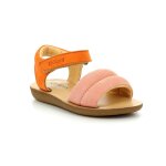 Sandales enfant kickpuff up rose orange