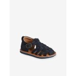 Sandales fermes  boucle cuir bb marine