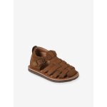 Sandales fermes  boucle cuir bb marron