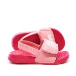 Sandales fille backstrap rose