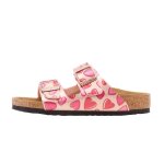 Sandales fille coeur en cuivre m�tallique, ma