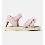 Sandales fille cuir bicho fw twins rose pastel