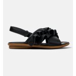 Sandales fille cuir right kids twins noir