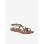 Sandales fille cuir scratch�es or