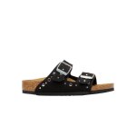 Sandales fille enfant noir, argent
