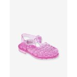 Sandales fille sun m�duse rose paillet�