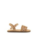 Sandales filles synth�tique boucle barefoot brown