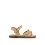 Sandales filles synth�tique boucle beige