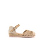 Sandales filles synth�tique boucle beige