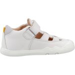 Sandales gar�on cuir maintien solide pour l'�t� blanc
