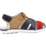 Sandales gar�on en cuir robustes et durables marron