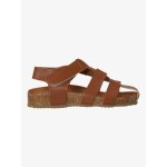 Sandales hiker enfant en cuir vegan brown