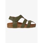 Sandales hiker enfant en cuir vegan green
