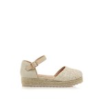 Sandales pad beige