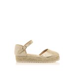 Sandales pad beige - or