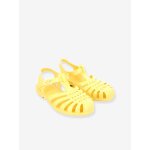 Sandales paille enfant meduse jaune