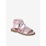 Sandales pat' patrouille tress�es fille rose