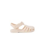 Sandales plage enfants couleurs pastel fermeture scratch ivoire