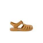 Sandales plage enfants couleurs pastel fermeture scratch moutarde Sandales plage enfants couleurs pastel fermeture scratch moutarde