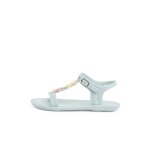 Sandales plage �toiles couleurs pastel menthe