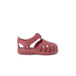 Sandales plastique  fermeture scratch tobby solid rose