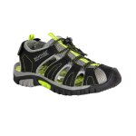 Sandales polyurthane westshore noir / vert fluo