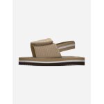 Sandales � scratch beige