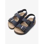 Sandales � scratch bleu fonc�