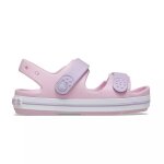 Sandales � scratch fille rose