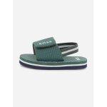 Sandales � scratch vert fonc�