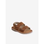 Sandales scratches cuir bb camel