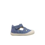 Sandales semi bede bleu -