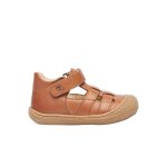 Sandales semi bede cognac