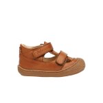 Sandales semi puffy cognac -