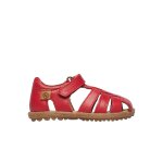 Sandales semi see rouge fonc� -