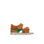 Sandales en sude duske orange