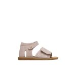 Sandales en sude avec imprim marguerites maya embr rose poudr