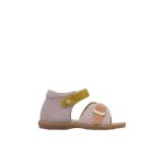 Sandales en sude jead rose poudr