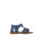 Sandales en sude quarzo bleu