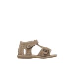 Sandales en sude quarzo marron