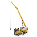 Scania super 560r liebherr camion - grue avec module son et lumi�re jaune